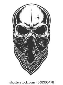 Skull Gang Logo Vector (.EPS) Free Download