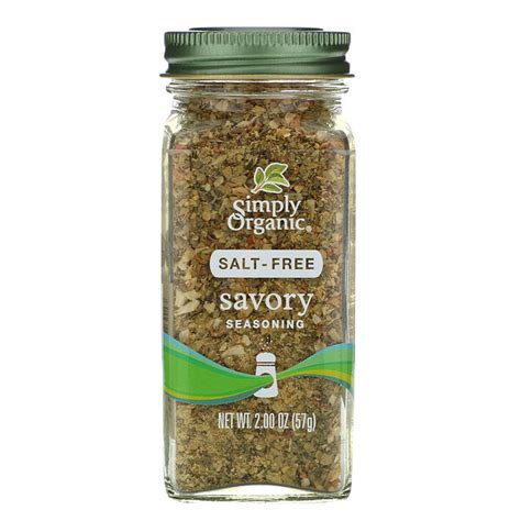 Simply Organic, Savory Seasoning, Salt-Free, 2.00 oz (57 g) - iHerb