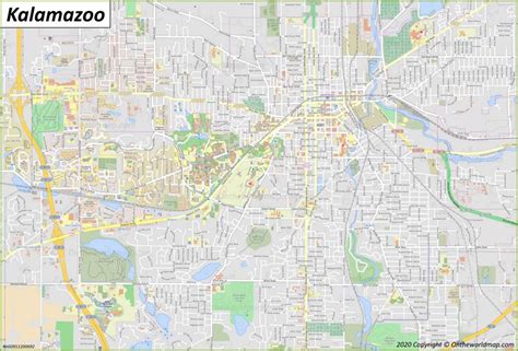 Kalamazoo Map | Michigan, U.S. | Discover Kalamazoo with Detailed Maps