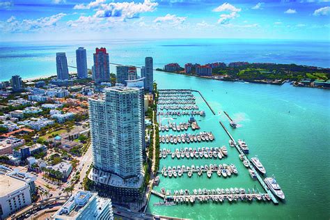 Miami Beach Aerial Photograph by Art Wager - Fine Art America