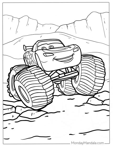 26 Lighting McQueen Coloring Pages (Free PDF Printables) | Cars ...