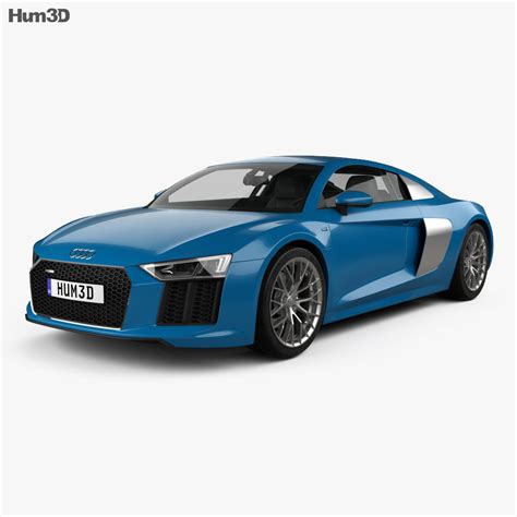 Audi R8 2019 3D model - Vehicles on Hum3D