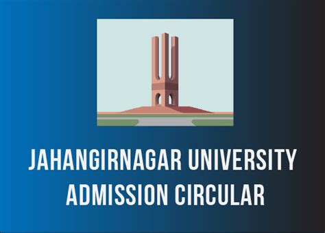 Jahangirnagar University Admission Circular - Totthyo