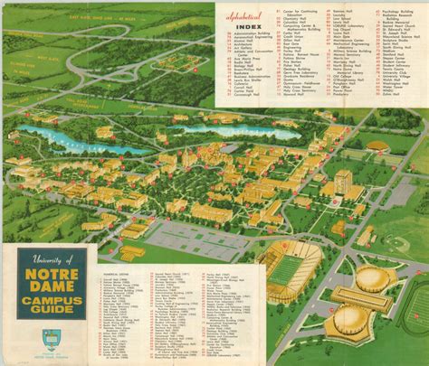 University of Notre Dame Campus Guide | Curtis Wright Maps