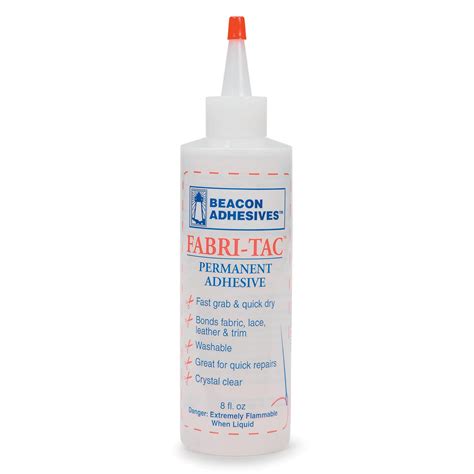 Beacon Adhesives Clear Fabri-Tac Fabric Glue, 8 Oz - Walmart.com ...