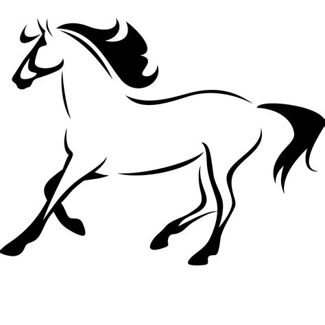 Horse Outline Drawing - ClipArt Best