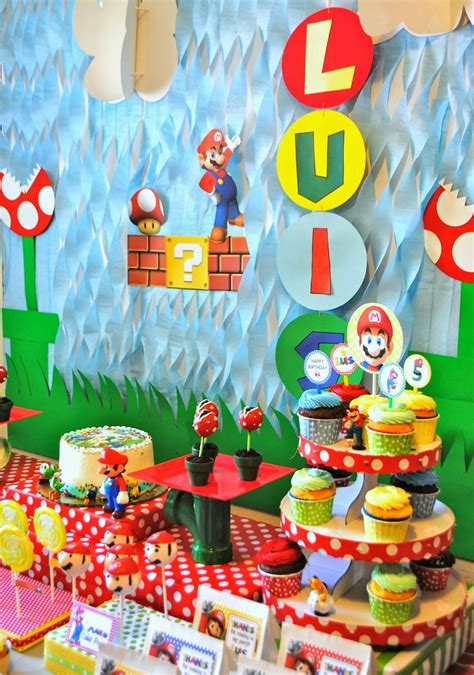 Karo's Fun Land: Super Mario Fifth Birthday Party