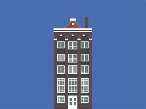 [GIF] Amsterdam Buildings Illustration by Sergey Shmidt 💡 - Dribbble