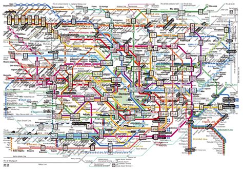 Inbetween The Lines of Tokyo's JR/Metro Maps – Randomwire