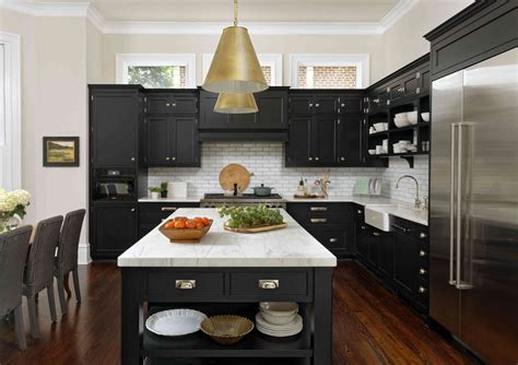 Kitchens With Black Cabinets