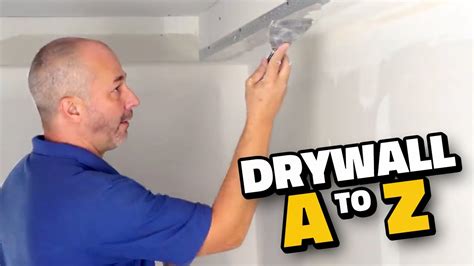 How To Install Drywall A to Z | DIY Tutorial - YouTube