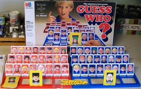 Who Is It Kids Games Guess Identity Strategy Board Game For Boys And ...