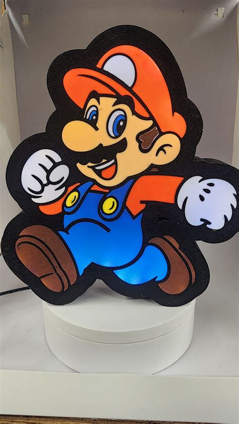 3MF file Mario LED Lamp・Model to download and 3D print・Cults