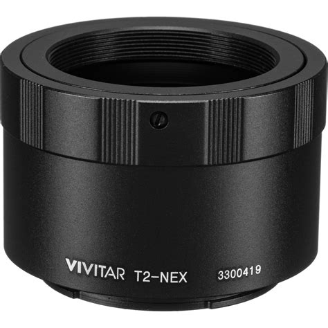 Vivitar T-Mount to Sony E-Mount Adapter HF-T2-SONE B&H Photo