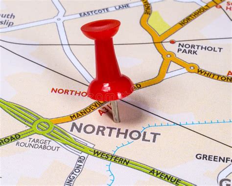 Northolt on a UK Map stock photo. Image of ealing, country - 169528402