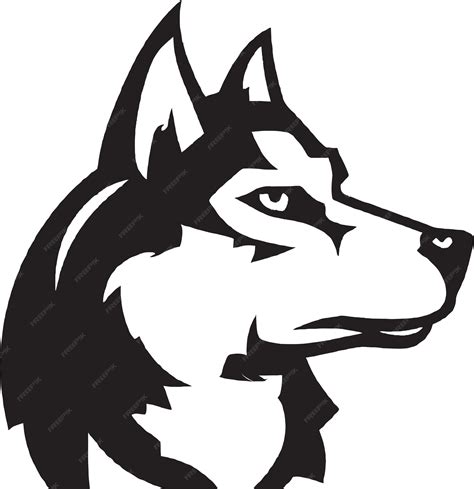 Premium Vector | Angry wolf face emblem