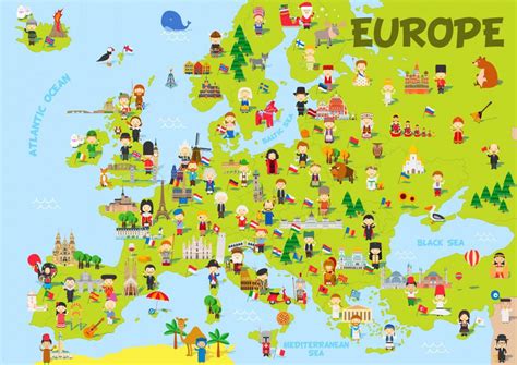 Puzzle Mappa Europa, 200 Pezzi | Puzzle-Mania.it