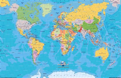 Most Detailed, Largest World Maps – Travel Around The World – Vacation ...