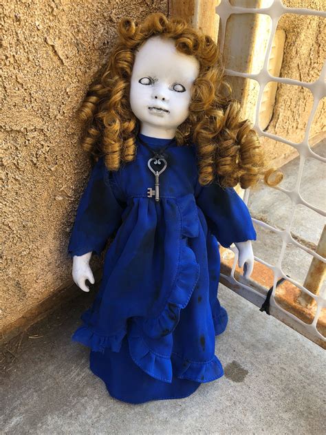 OOAK Cute Key Girl Creepy Horror Doll Art by Christie Creepydolls ...