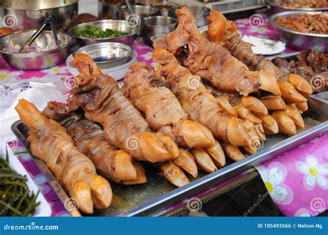 Exotic Street Food in China Stock Photo - Image of pork, delicious ...