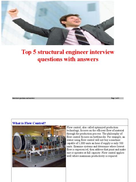 Top 5 Structural Engineer Interview Questions With Answers | PDF ...