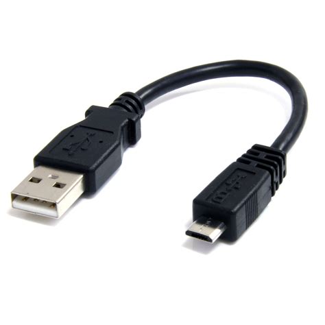 6in Micro USB Cable - A to Micro B - M/M - Micro USB Cables