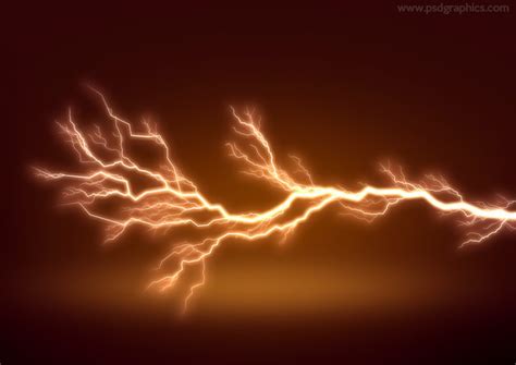 Lightning effect PSD template