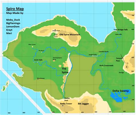 Isla Spiro Map The Isle