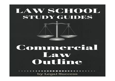 PPT - READ [PDF] Law School Study Guides: Commercial Law Outline ...