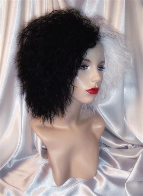 Cruella 2021 Wig Cruella De Vil Wig Emma Stone Cruella Wig - Etsy