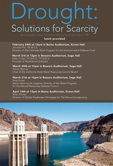 Solutions for Scarcity: Yale Series Tackles Drought Crisis in U.S. West