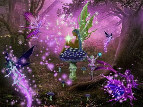 Enchanted Forest Forest Fairy Wallpaper - Eden Hill