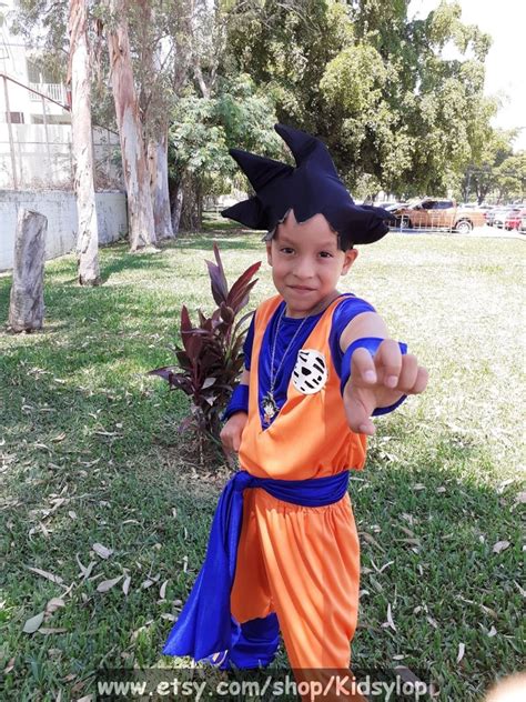 Costume Inspired Goku Dragon Ball Z For Kids / Goku Costume - Etsy México