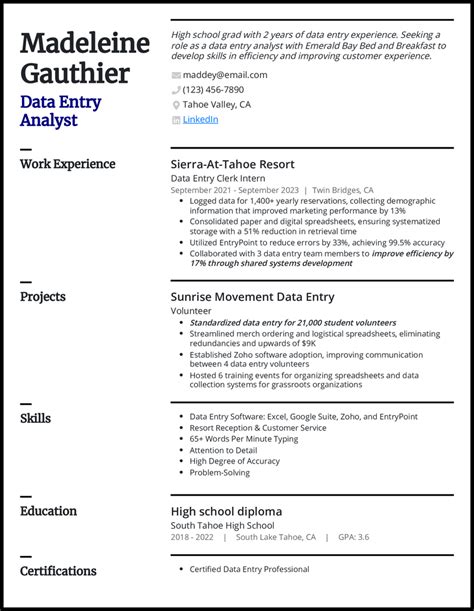 19 Data Entry Resume Examples That Worked in 2025