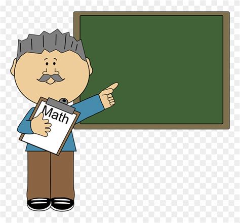 Male Math Teacher Cartoon