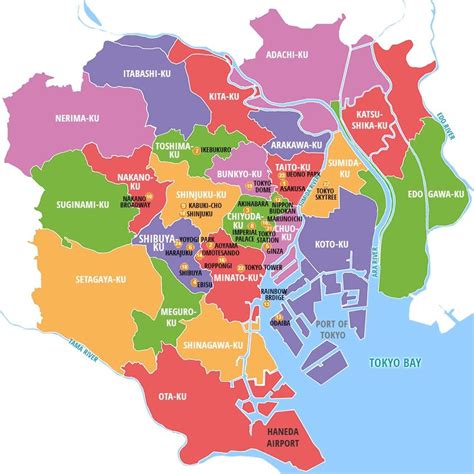 A Quick Guide to Tokyo’s Major Districts • The Blonde Abroad | Tokyo ...