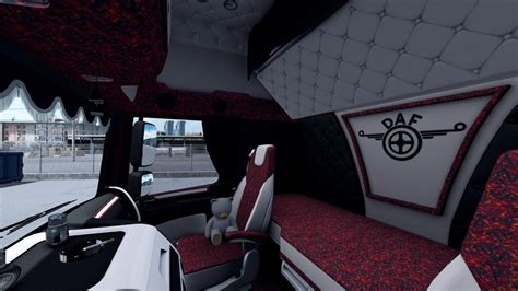 ETS2 - Daf XF 106 Holland Style Red Interior (1.36.x) | Euro Truck ...