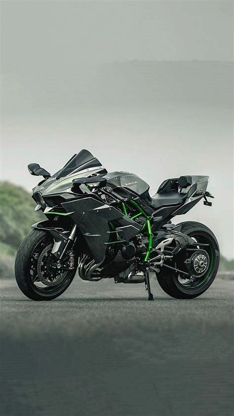 Kawasaki Ninja H2r Bike, Black Bike Sidelook, HD phone wallpaper | Peakpx