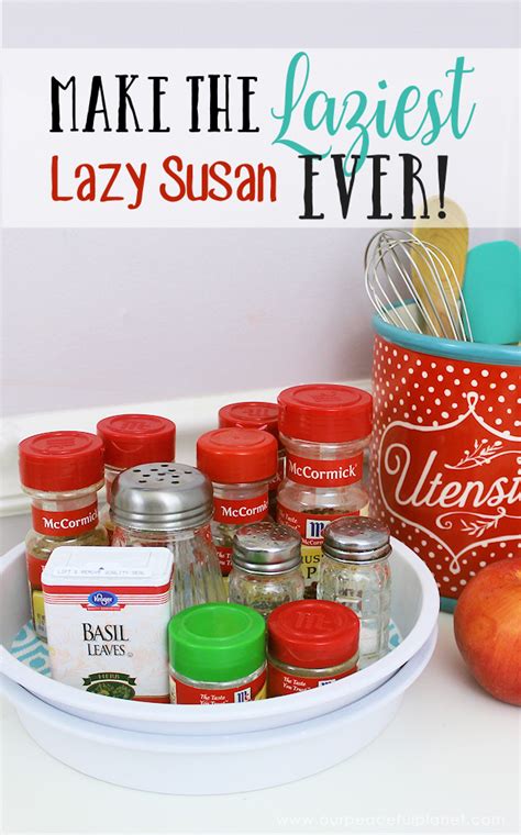 How to Make the Laziest DIY Lazy Susan Ever!