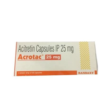 Acitretin 25 Mg Psoriasis Oral Capsules Ip General Medicines at Best ...