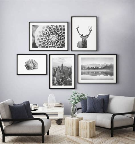 Picture Wall Living Room, Gallery Wall Living Room, Room Wall Art ...