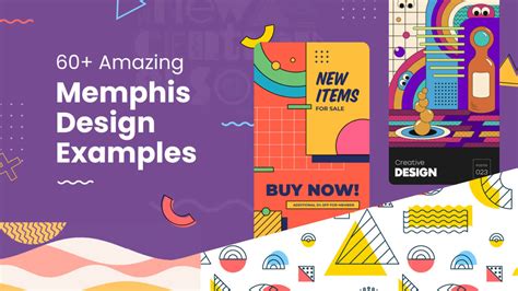 60+ Amazing Memphis Design Examples that Radiate Euphoria | GM Blog