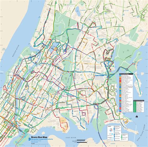 Navigating The Bronx: A Comprehensive Guide To The MTA Bus Map - Rio de ...