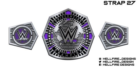 WWE Cruiserweight Championship 2016-2020 Renders (credit to u ...