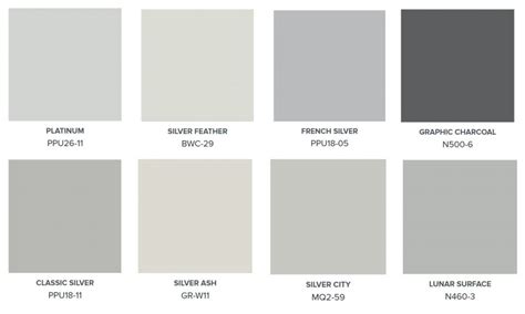 Popular mineral Gray Paint Colors – Gray Color Palette | Colorfully BEHR