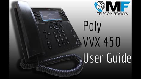 Poly VVX 450 User Guide - YouTube