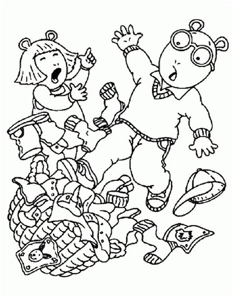 Printable Arthur coloring page - Download, Print or Color Online for Free