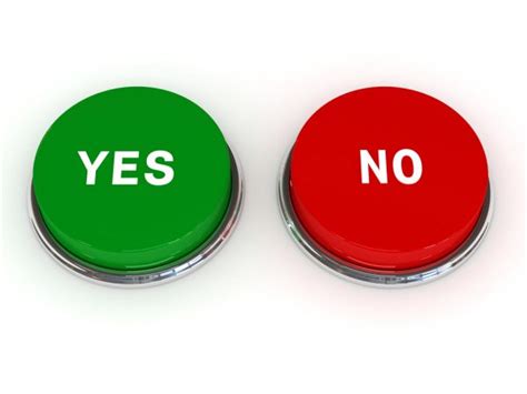 Yes No button isolated — Stock Photo © onilmilk #12868669