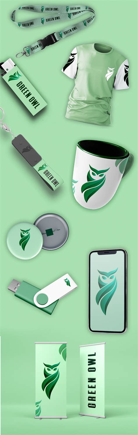 Logo Green Owl on Behance