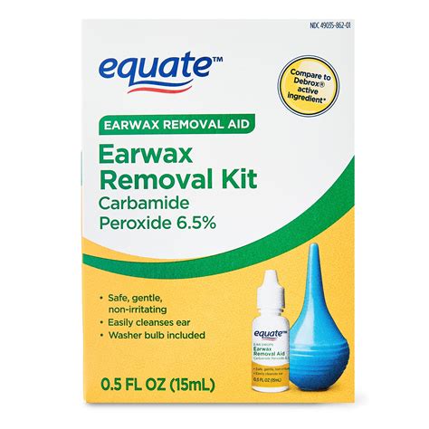 Equate Earwax Removal Kit, 0.5 fl oz - Walmart.com